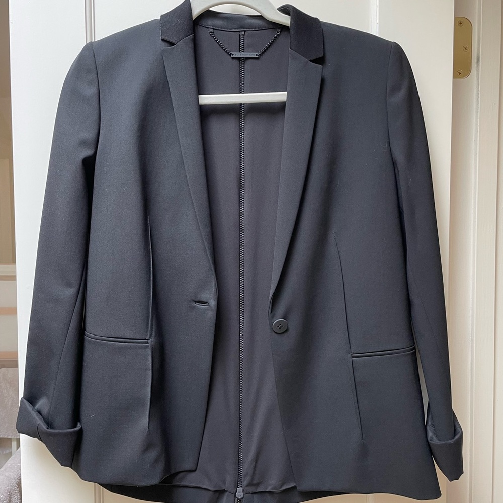 Ellie Tahari blazer with zipper down back